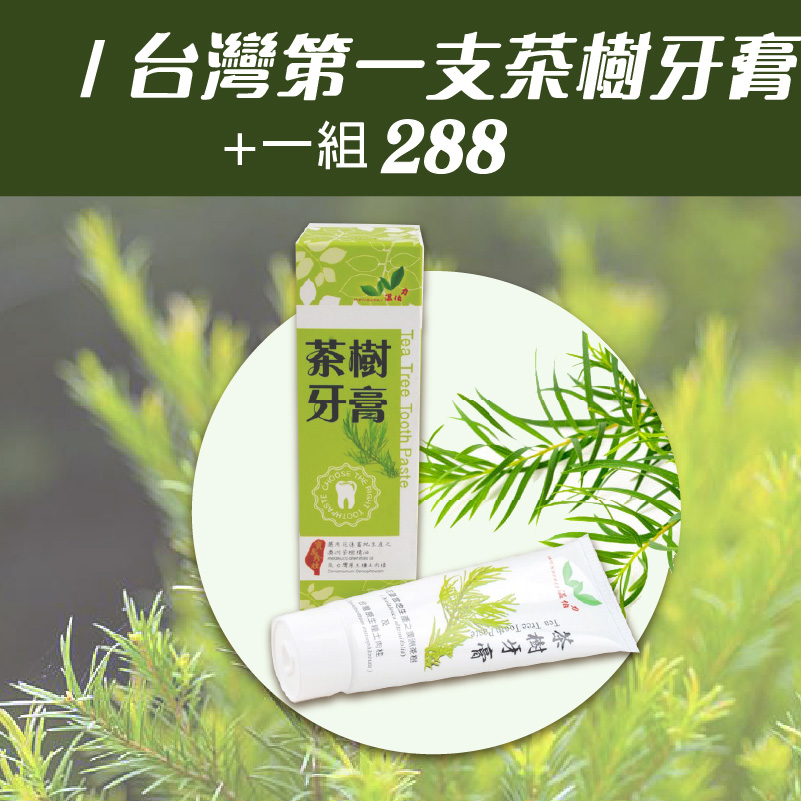 (單條含運組)【温伯力】茶樹牙膏(100g/條)