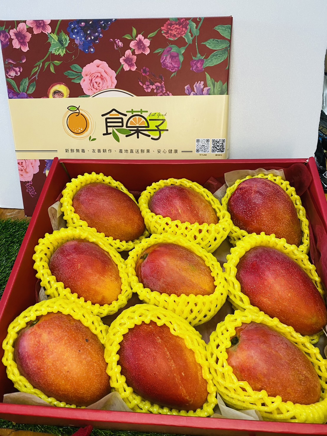 放暑假 食菓子 愛文芒果大果尊爵禮盒(3.6公斤/箱)