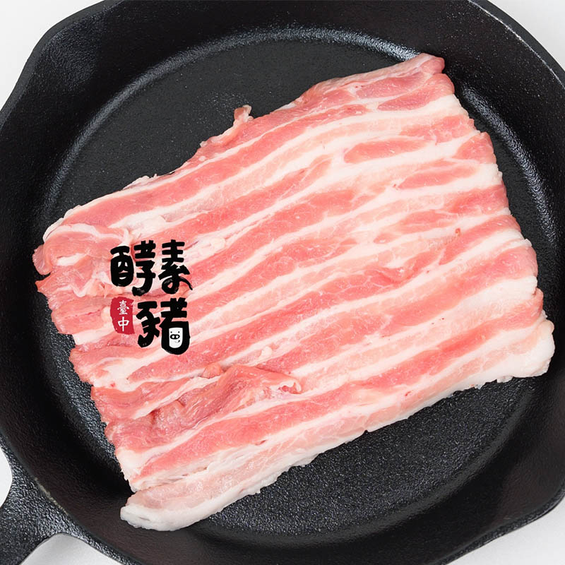 【酵素豬】五花火鍋肉片300g