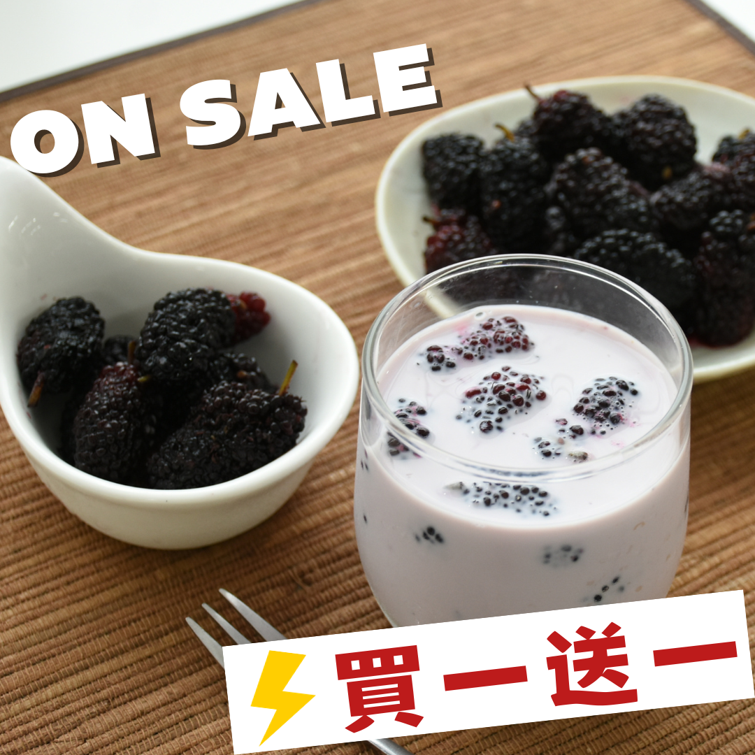 黑鑽石桑葚冷凍鮮果 買一送一 (5+5台斤)