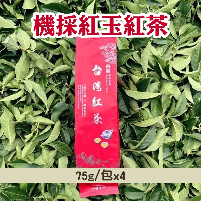 【崧喬茶業】機採紅玉紅茶(75g/包)x4