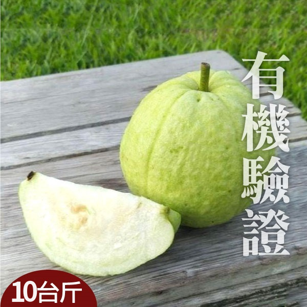 【1頂1農園】高雄大崗山有機珍珠芭樂10台斤-