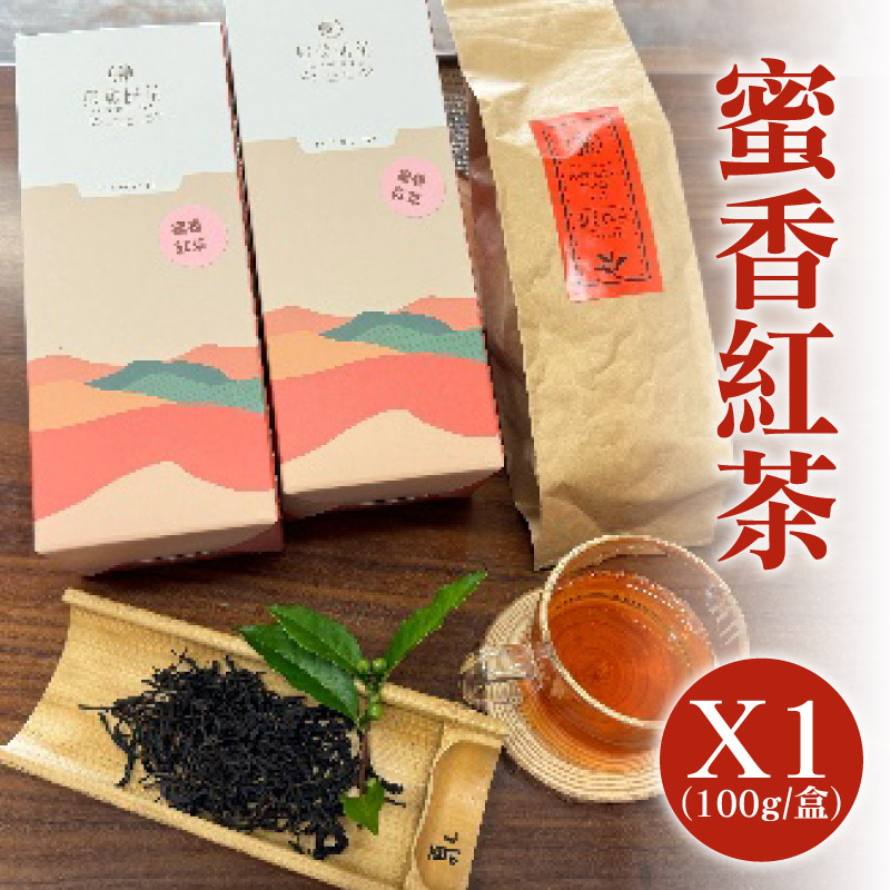 (單盒含運組)【泉發研茶】蜜香紅茶(100g/盒)