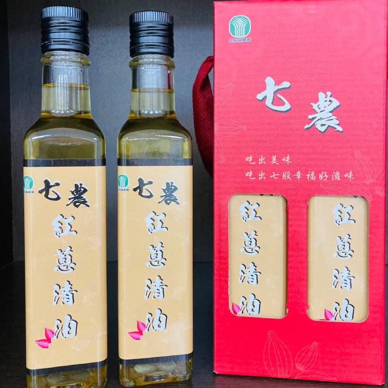 【臺南市七股區農會】紅蔥清油禮盒(230ml/瓶x2)