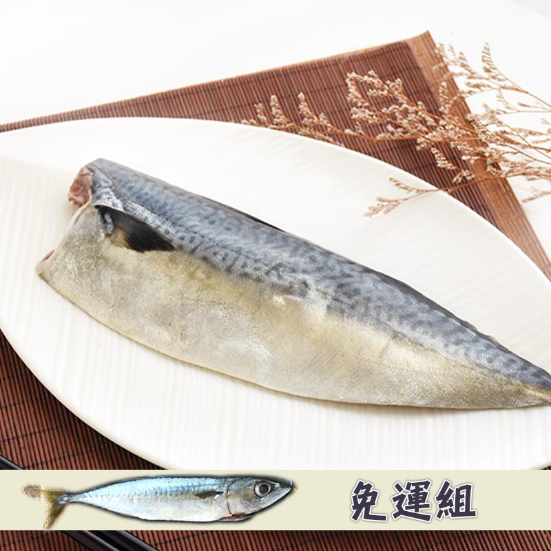 (特價75折)(10包組)【蘇澳漁會】薄鹽白腹鯖魚片(160g/包)
