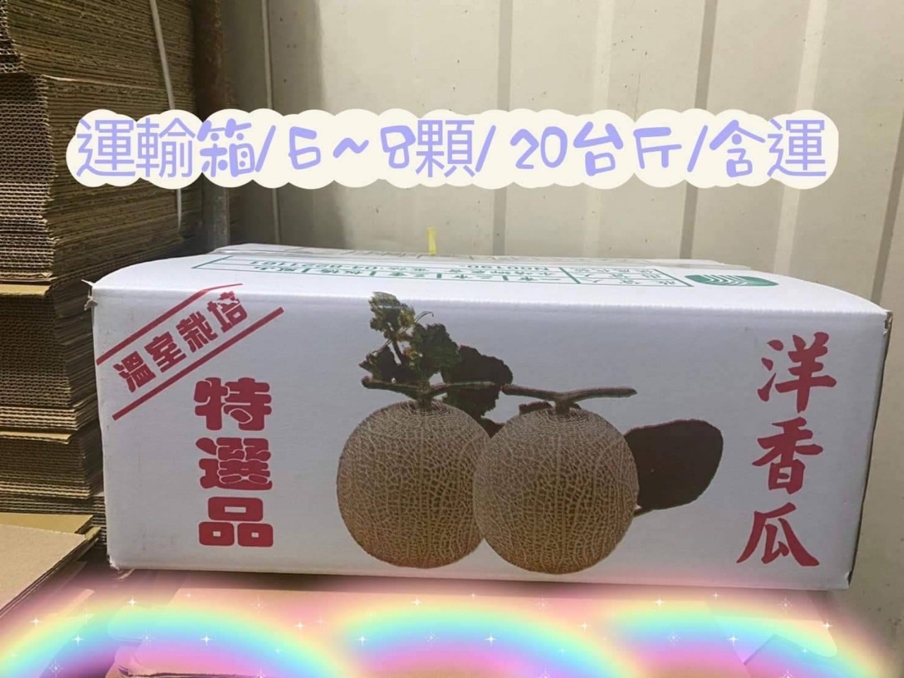 禾果農園 洋香瓜6-8顆