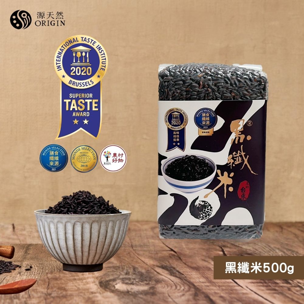 池上黑纖米(500g/包)x5-台東